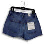 NWT Womens Blue Denim Medium Wash Distressed Cut-Off Shorts Size 6/28 image number 2