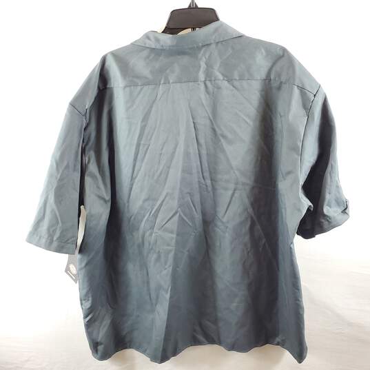Dickies Men Grey Twill Short Sleeve Shirt 3X NWT image number 2
