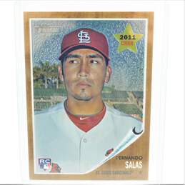 2011 Fernando Salas Topps Heritage Chrome Rookie /1962 St Louis Cardinals