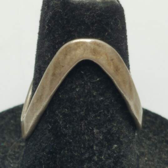 Sterling Silver Crystal CZ Glass Ring Bracelet Bundle 3pcs 10.0g DAMAGED image number 4