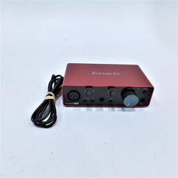 Focusrite Brand Scarlett Solo Model Red USB Audio Interface w/ USB Cable