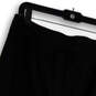 Womens Black Flat Front Back Zip Short Straight And Pencil Skirt Size 4 image number 4