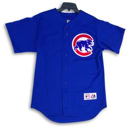 Genuine Merchandise By Majestic Mens Multicolor Chicago Cubs #16 MLB Jersey Sz M