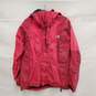 VTG 90's The North Face WM's Summit Series Gore-Tex Hooded Red Jacket Size MM image number 1