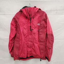 VTG 90's The North Face WM's Summit Series Gore-Tex Hooded Red Jacket Size MM