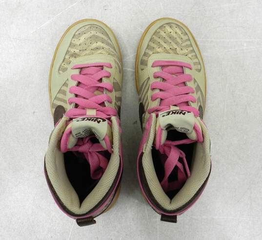 Nike Big Nike High Brown Pink Women's Shoe Size 7 image number 2