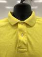Men's Sz M Yellow Casual Polo Shirt image number 3
