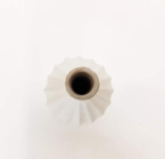 Jonathan Adler Designer Matte White Ceramic 6.5 in. Garlic Bulb Bud VaseVase image number 4