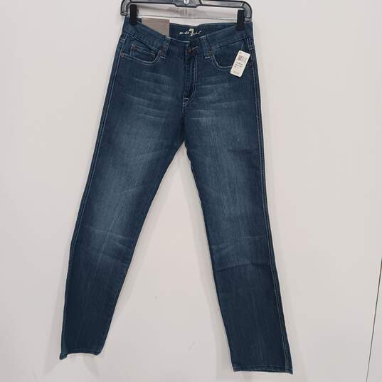 Women’s 7 For All Mankind High-Rise Straight Leg Jeans Sz 27 NWT image number 1