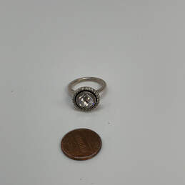 IOB Designer Pandora S925 ALE Sterling Silver Round Crystal Cut Stone Ring alternative image