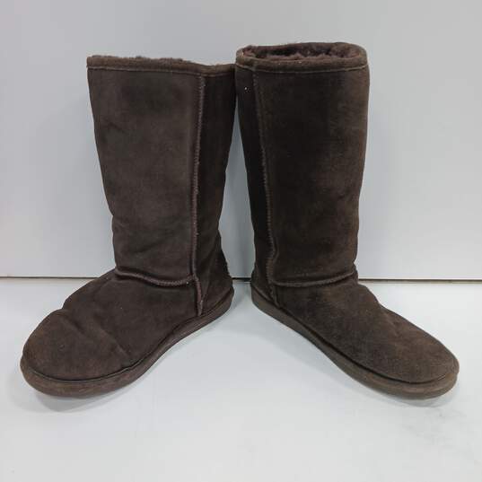 Bearpaw Emma Shearling Boots Women's Size 10 image number 2