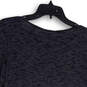 NWT Womens Gray Polka Dot Embellished Crisscross Blouse Top Size Small image number 4