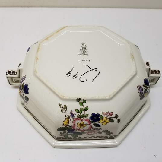 Vintage Royal Doul England China Serving Bowl with Lid image number 5