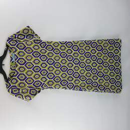 Prada Women Green Geometric Vintage Dress M
