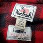 Vintage Woolrich Red & Black Plaid LS Button-Up Shirt Men's LG image number 3