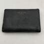 Ted Baker Womens Black Leather Inner Various Card Slot Snap Trifold Wallet image number 1