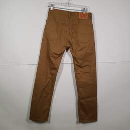 Mens 505 Regular Fit Medium Wash 5-Pocket Design Straight Leg Jeans Size 30X32 alternative image