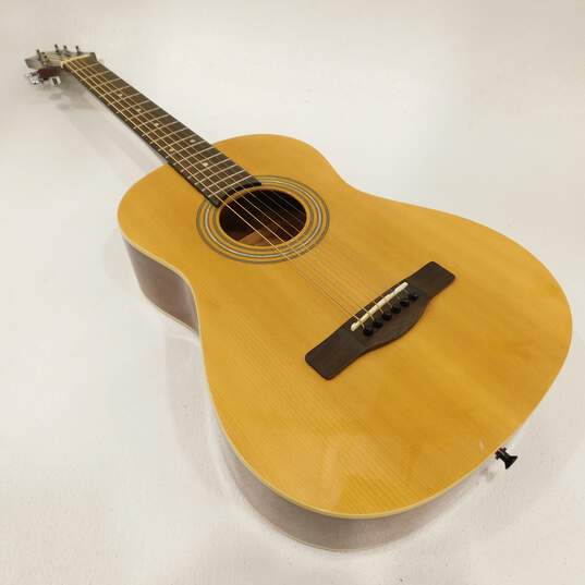 Samick Brand ST6-2 Model 3/4 Size Wooden Acoustic Guitar w/ Soft Gig Bag image number 4