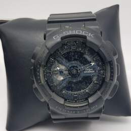 Casio G-Shock GA110 50mm WR 20 Bar St Steel Chrono Round Black Men's Watch 72g