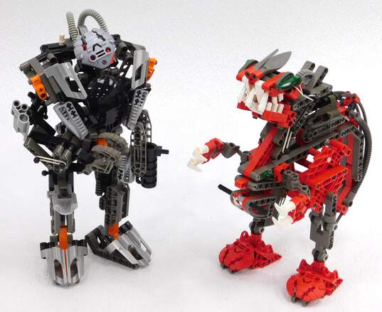 Vintage Bionicle Sets 8558: Cahdok and Gahdok & 8557: Exo-Toa image number 1