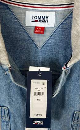 Tommy Jeans Blue Long Sleeve - Size Large alternative image