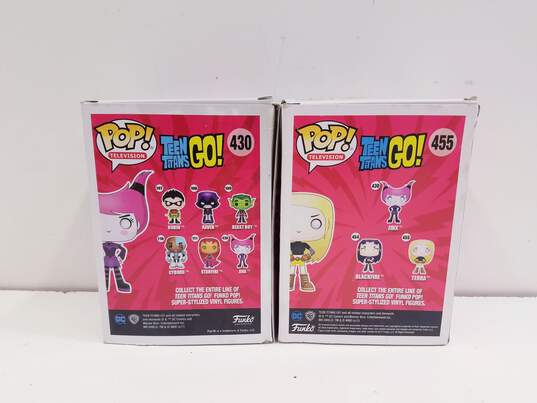 Lot of 2 Funko Pop! Television: Teen Titans Go! Collectible Figures image number 2