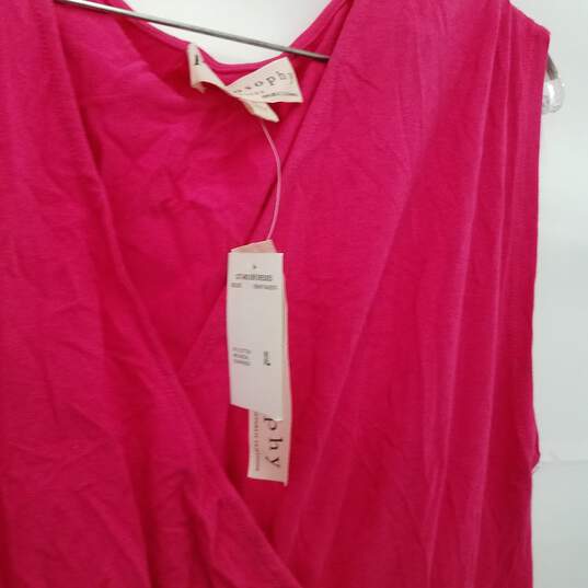 Philosophy Cut & Sew Dress Vibrant Magenta NWT Size XL image number 2