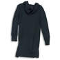 Womens Gray Long Sleeve Knee Length Pullover Hoodie Dress Size Small image number 2