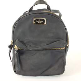 Kate Spade Black Nylon Backpack