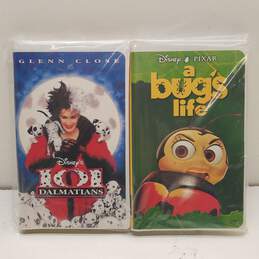 Vintage Disney 101 Dalmatians & A Bug's Life VHS Tapes