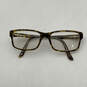 Mens Brown RB5245 Clear Lens Tortoise Frame Full Rim Rectangle Eyeglasses image number 1