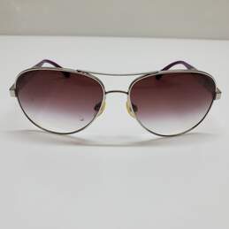 AUTHENTICATED CHANEL 4179  PURPLE/SILVER METAL FRAME GRADIENT SUNGLASSES