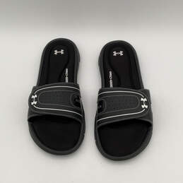 Womens Ignite VIII 1287319-001 Black Open Toe Slip-On Slide Sandals Size 8
