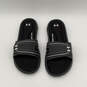 Womens Ignite VIII 1287319-001 Black Open Toe Slip-On Slide Sandals Size 8 image number 1