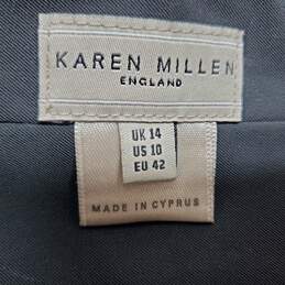 Karen Millen England Black Maxi Skirt Women's 10 alternative image