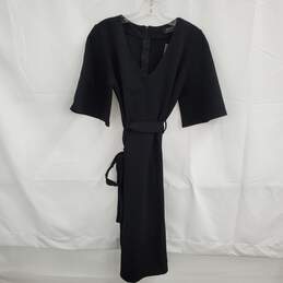Brigitte Brianna Milan Black Zip Back Dress NWT Size M