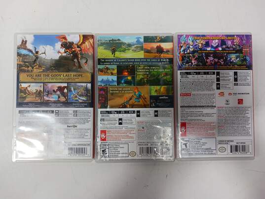 3 Assorted Nintendo Switch Video Games image number 2