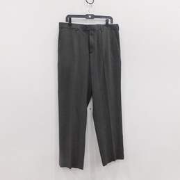 Croft & Barrow Dark Grey Dress Pants Classic Fit Men's Size 36 x 32