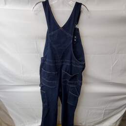 Carhartt Blue Denim Jean Overalls Size M Relaxed Fit alternative image