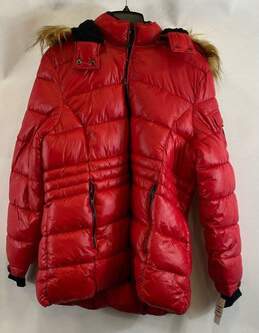 Steve Madden Women's Red Puffer Jacket- XL NWT