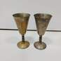 2pc Set of Spanish Brass Goblets image number 1