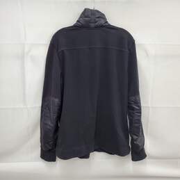 Lululemon WM's Athletica Cotton, Polyester & Nylon Blend Black Full Zip Sweat Jacket Size L alternative image