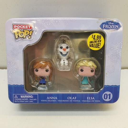Bundle of 3 Assorted Disney Frozen Plush and Figurine Pack image number 3