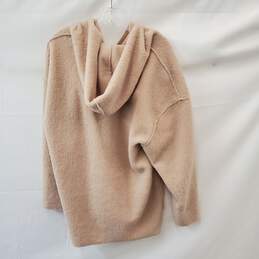 Max Studio ink Hood Coat Sweater Sleeves Size L alternative image