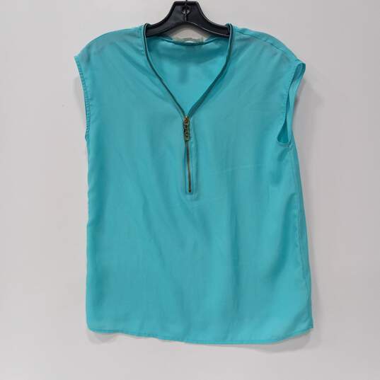 Michael Kors Women's Turquoise Sleeveless Top Size S image number 1