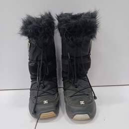 DC Shoes Black Snow Boots Women's Size L (8-9.5)