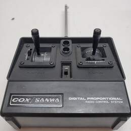 Vintage Cox/Sanwa Digital Proportional Radio Control System For Parts/Repair