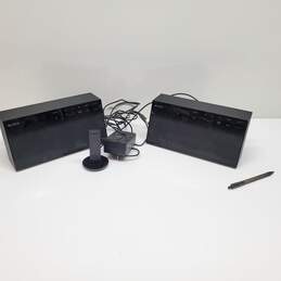 VTG. Pair Of Sony ALTUS AIR-SA50R Premium Wireless Speakers Untested P/R
