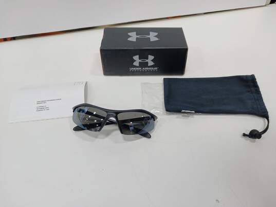 Under Armour Performance Sunglasses Satin Blk/Gry image number 1