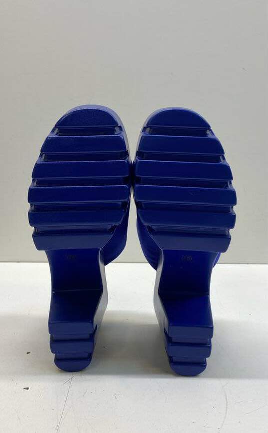 Cape Robbin Blue Platform Sandal Women 10 image number 5